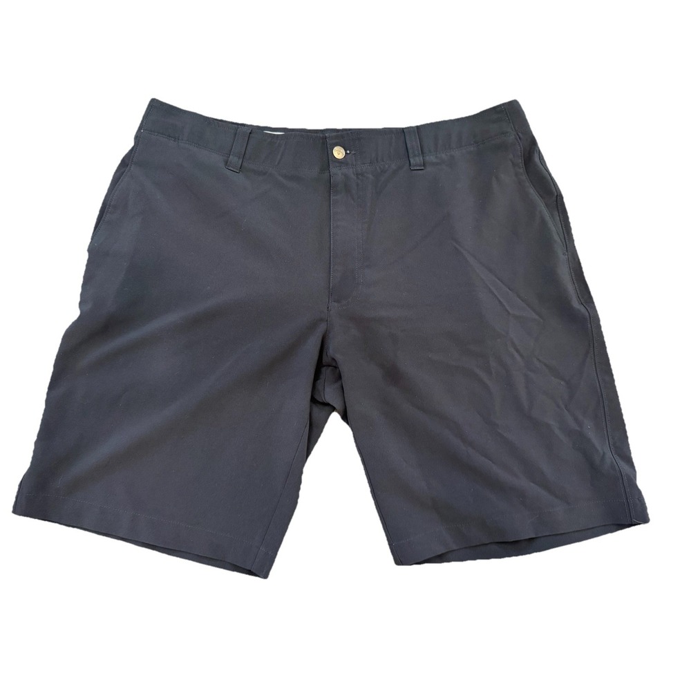 Callaway Golf Shorts Flat Front Black Polyester‎ Elastane Mens Size 38 W/pockets